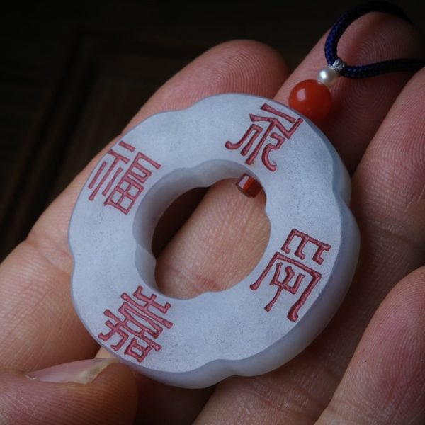 定制款雕刻件玉坠玉牌集美好寓意于一身｜男女通用 祈福平安富贵 - 图片 3