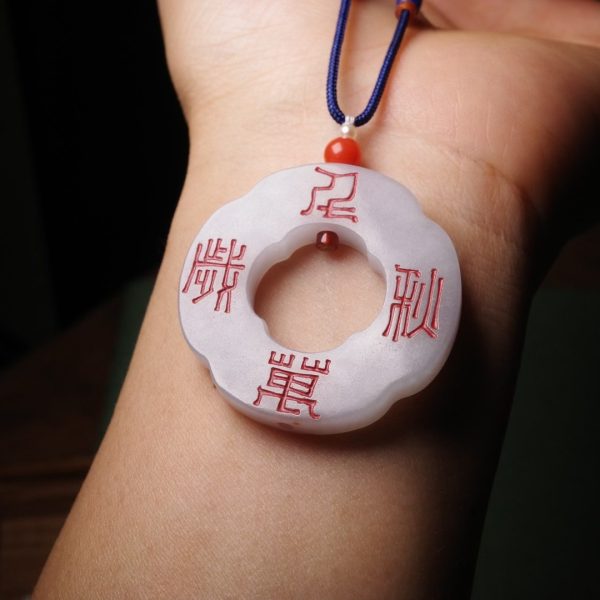 定制款雕刻件玉坠玉牌集美好寓意于一身｜男女通用 祈福平安富贵
